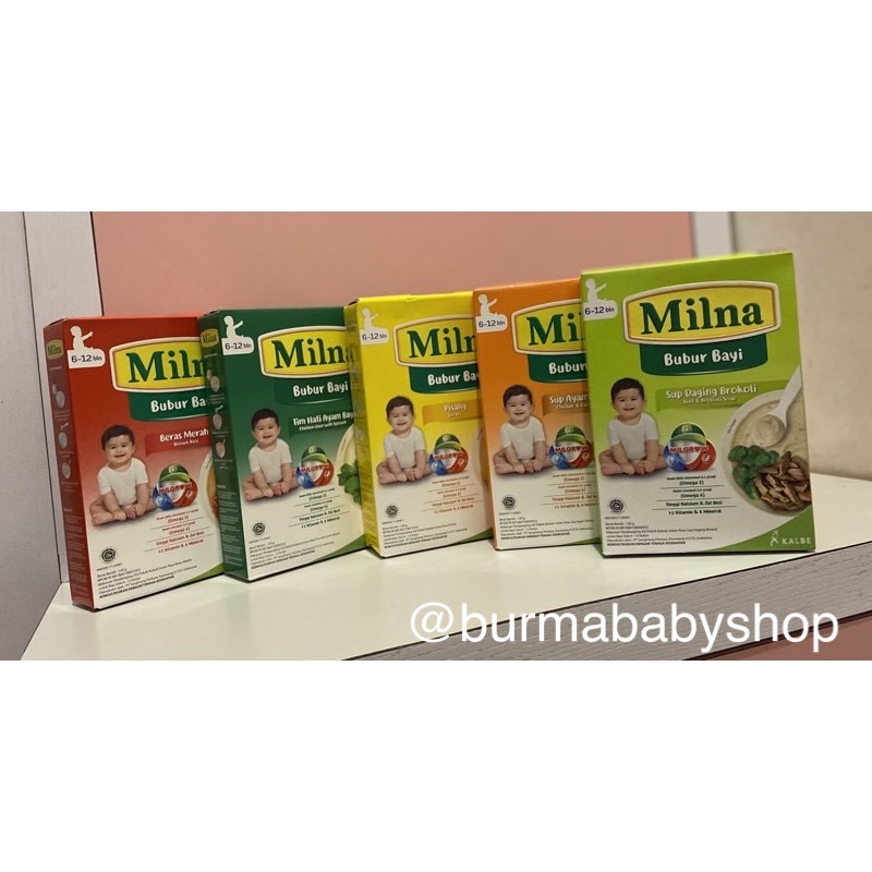 Milna bubur reguler 6-12m - bubur mpasi