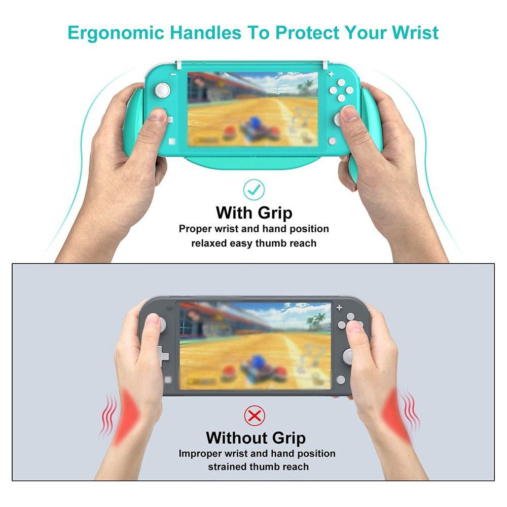 POPULAR Populer Sarung Pelindung Pegangan Pegangan Game Untuk Nintendo Switch Lite Controller Holder Untuk Nintendo Switch