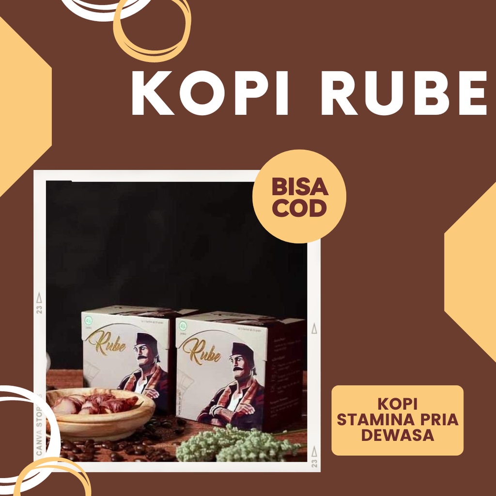 

Kopi Kuat Tahan Lama Tingkatkan Stamina Pria Dewasa - Kopi Rube Sachet Asli