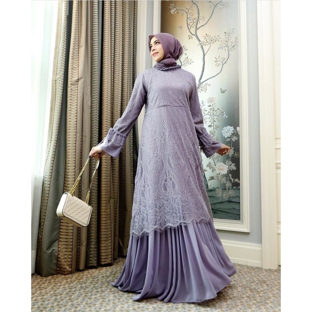 Jasmine Dress Vol 3 by Hawwa Aiwa | Gamis Mewah | Dress Pesta | Hawwa Aiwa | D'Hijab of Mey