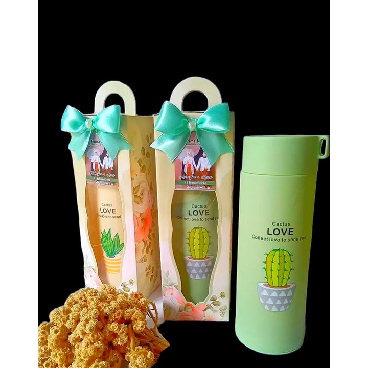 

Dus botol souvenir 7x7x21 Green Mint Ivory