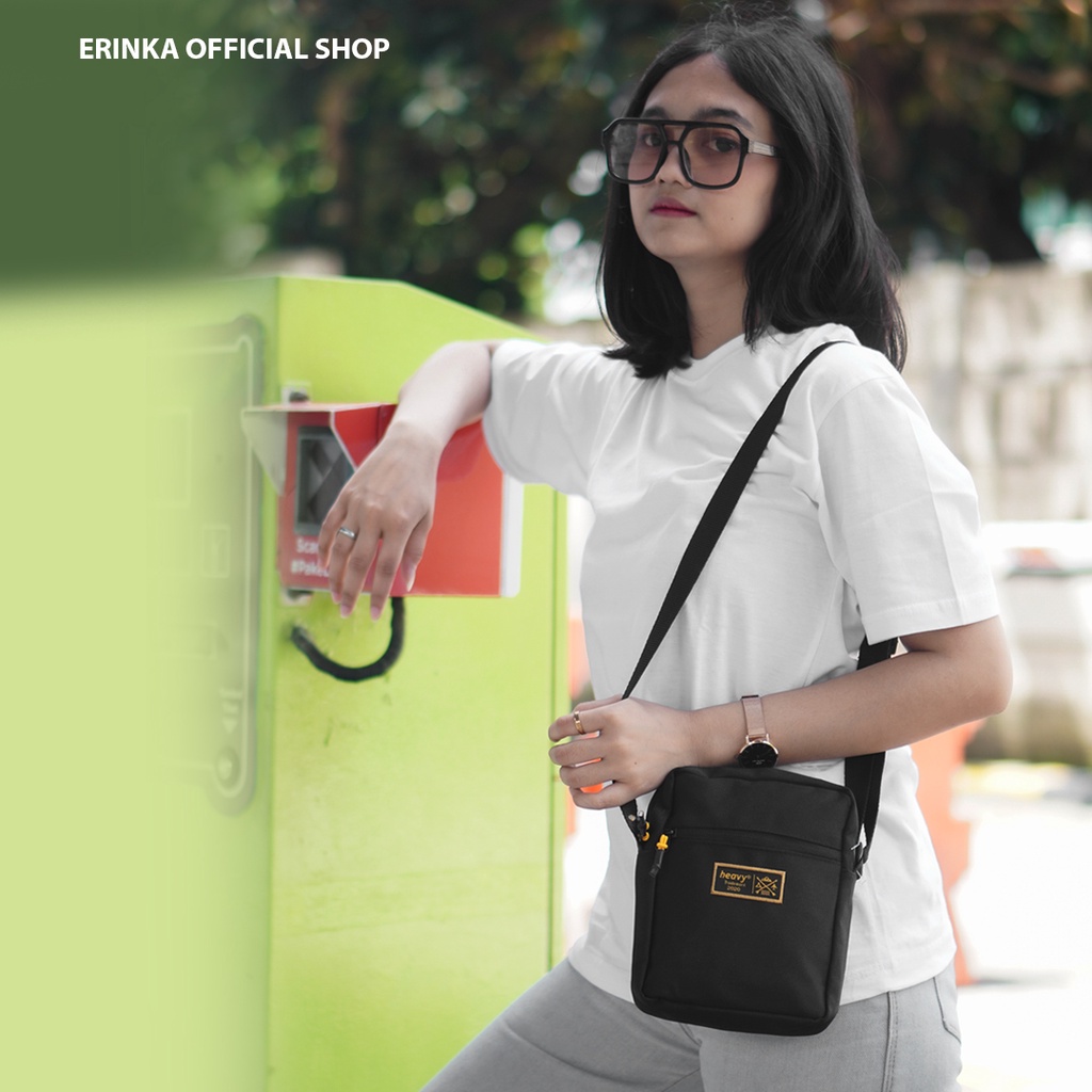 Heavy.bag Slingbag mini distro Heavy original - Tas Selempang Pria Casual Pouch