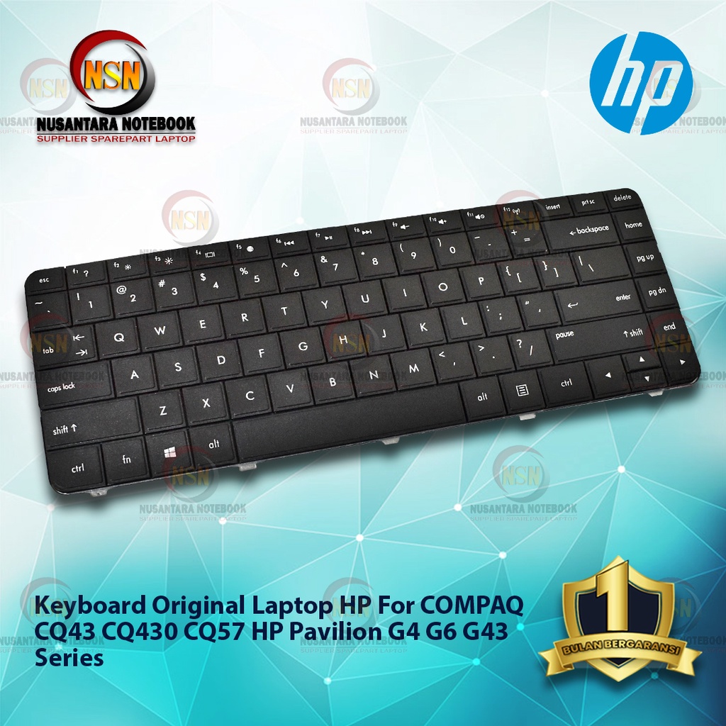 Keyboard HP COMPAQ CQ43 CQ430 CQ57 HP Pavilion G4 G6 G43 Series