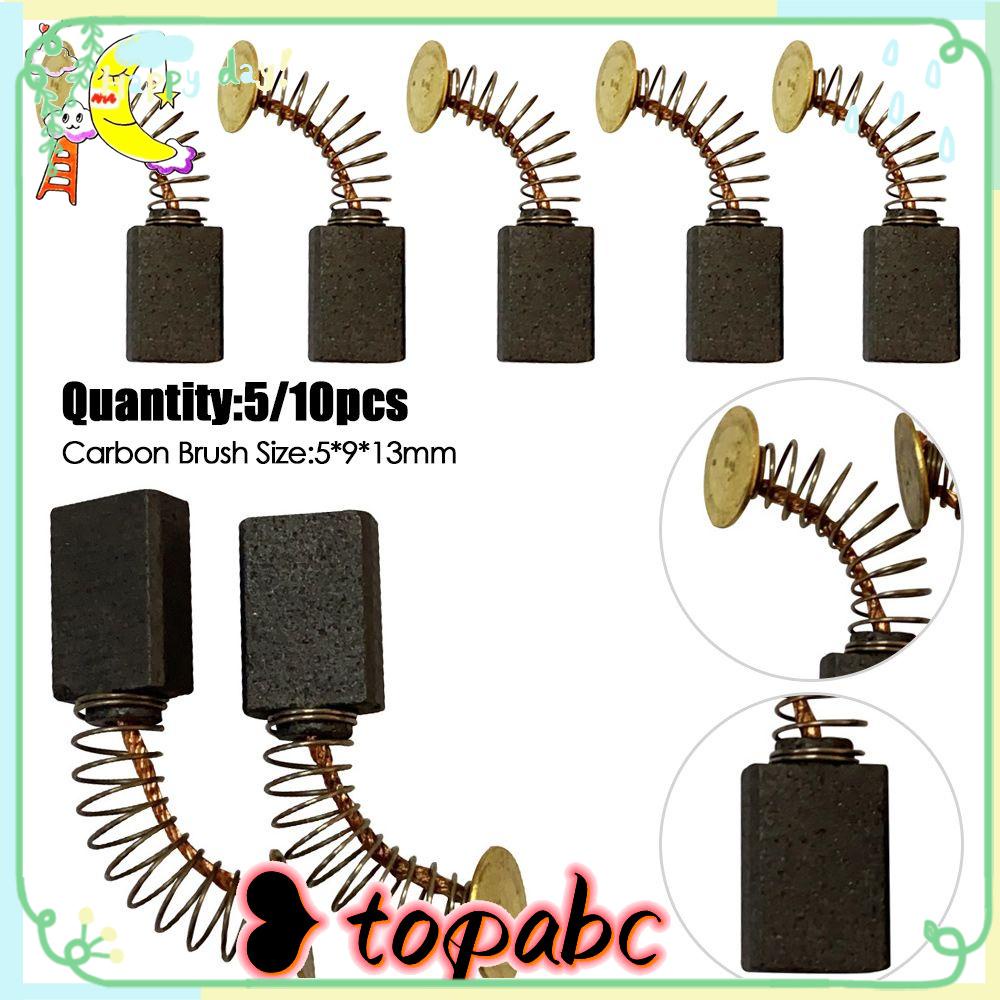 Top 5/10pcs Carbon Brushes Aksesoris Berkualitas Tinggi Sparepart Bor Mini