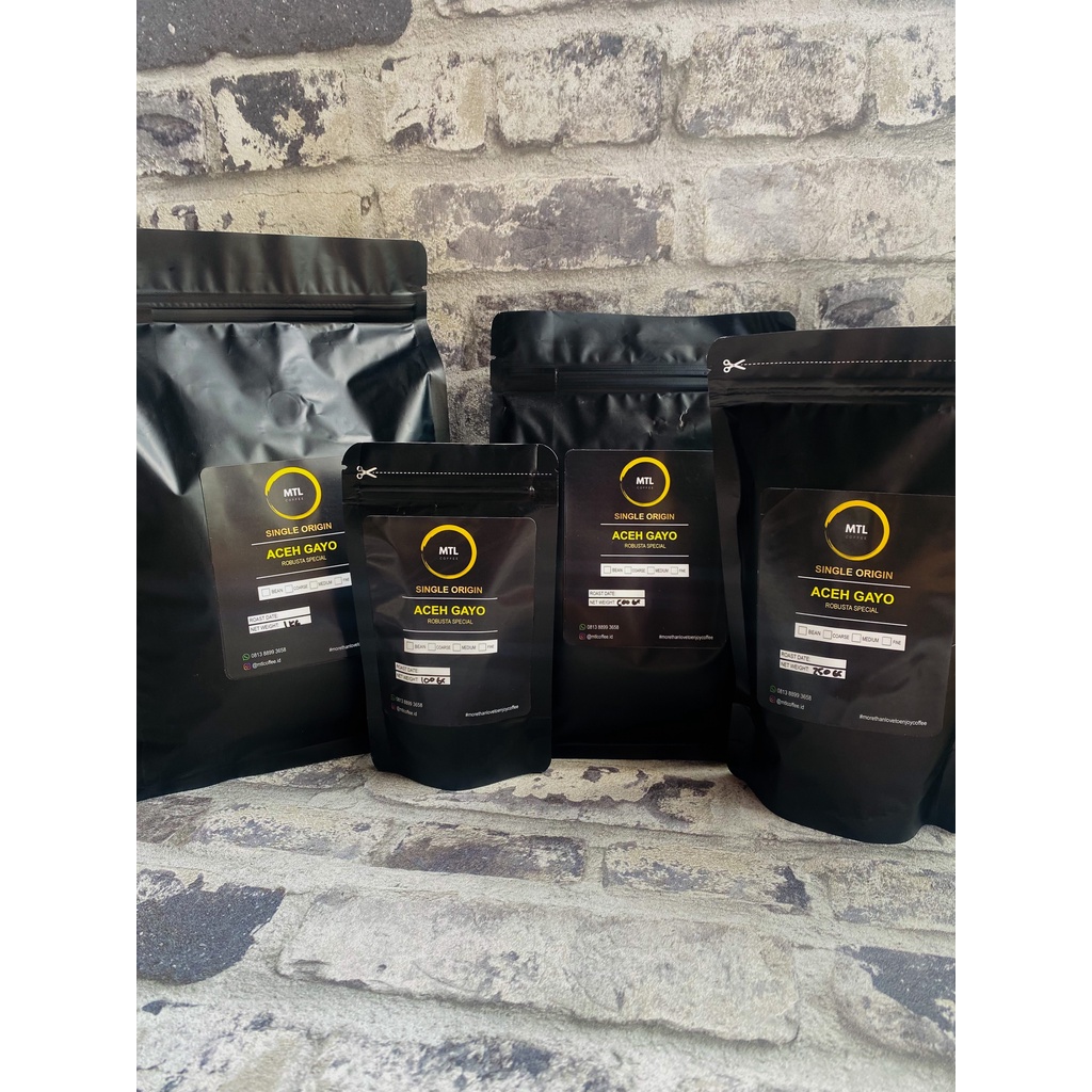 

ROASTED BEAN ROBUSTA ACEH GAYO / KOPI ROBUSTA ACEH GAYO