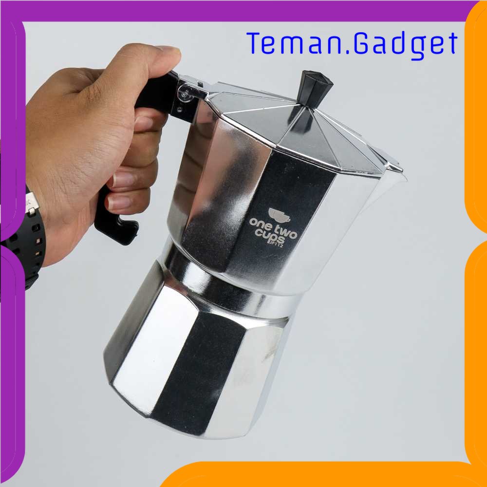 TG - DPR One Two Cups Coffee Maker Moka Teko Stovetop Filter 450ml 9Cup - JF112