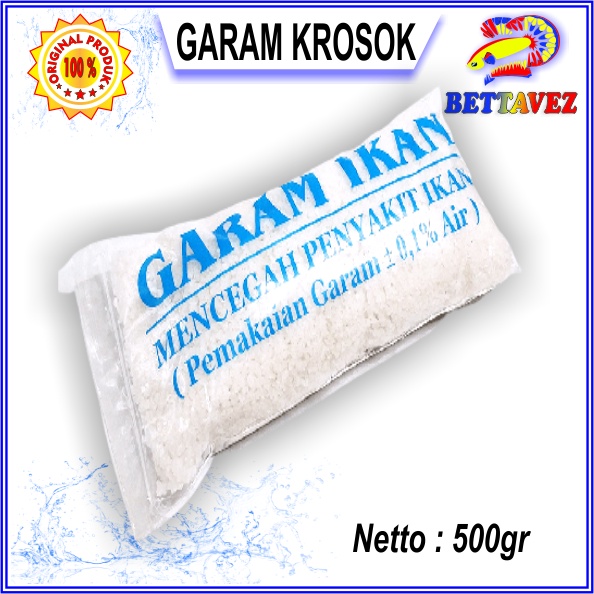 

GARAM IKAN / GARAM KROSOK 500GRAM DAPAT MENCEGAH MENGOBATI PENYAKIT IKAN HIAS