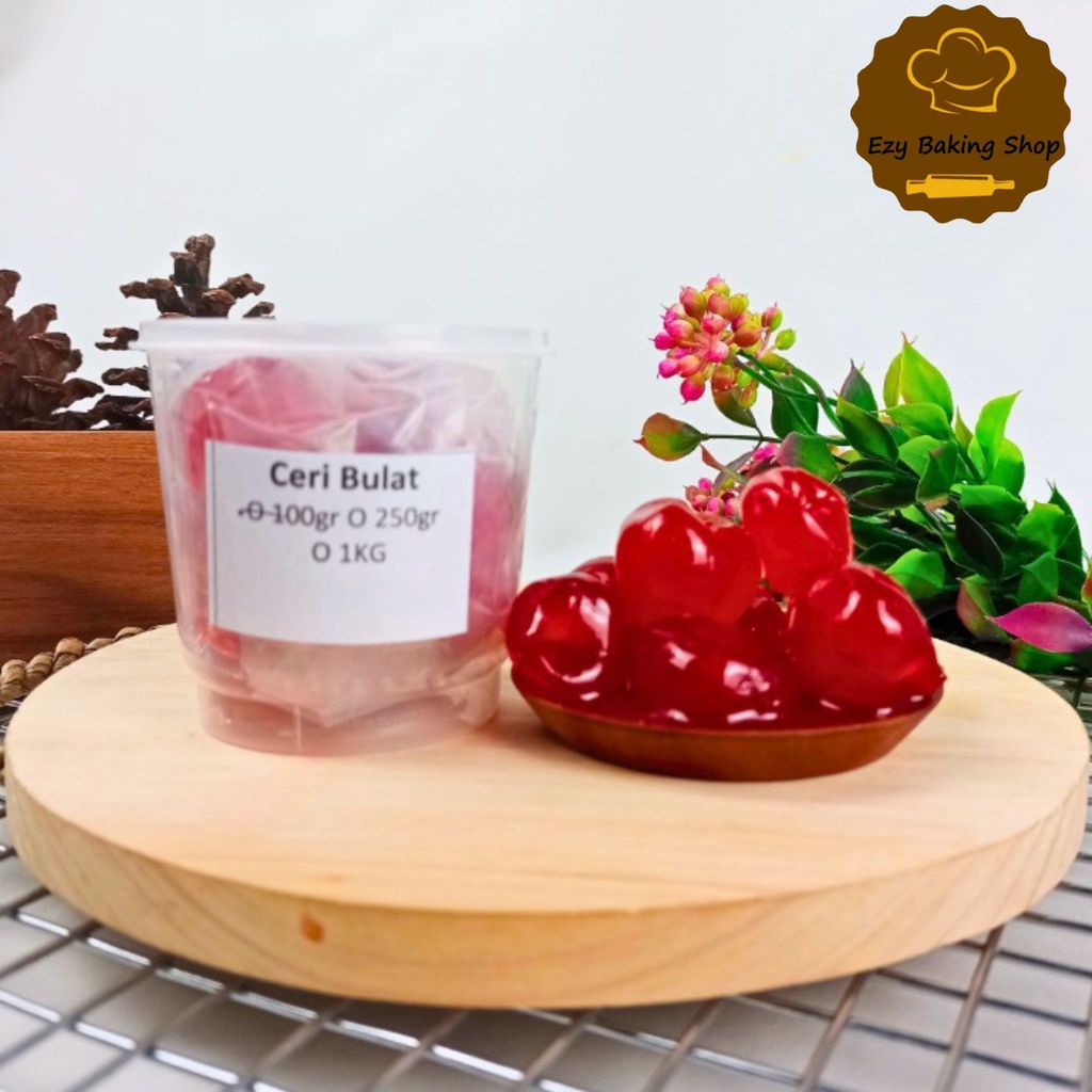 Ceri Botak 100gr  Repack / Ceri Glaze / Ceri Tanpa Tangkai