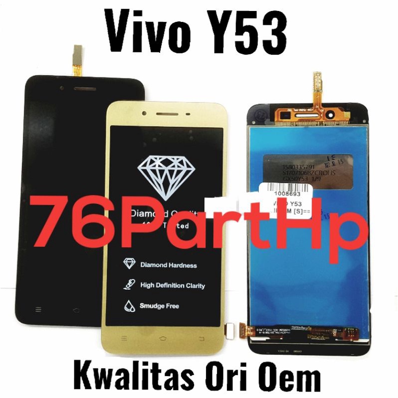 Ori Oem Lcd Touchscreen Fullset Vivo Y53 - Hitam