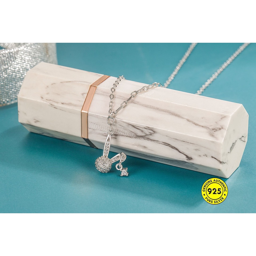 Kalung Kelinci Zircon Lucu Untuk Wanita U1119