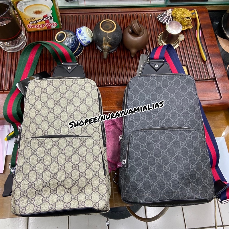 tas selempang lv avenue grafity mirror authentic free box import