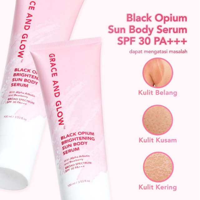 GRACE &amp; GLOW Brightening Sun Body Serum 100 ML SPF 30 PA ++++