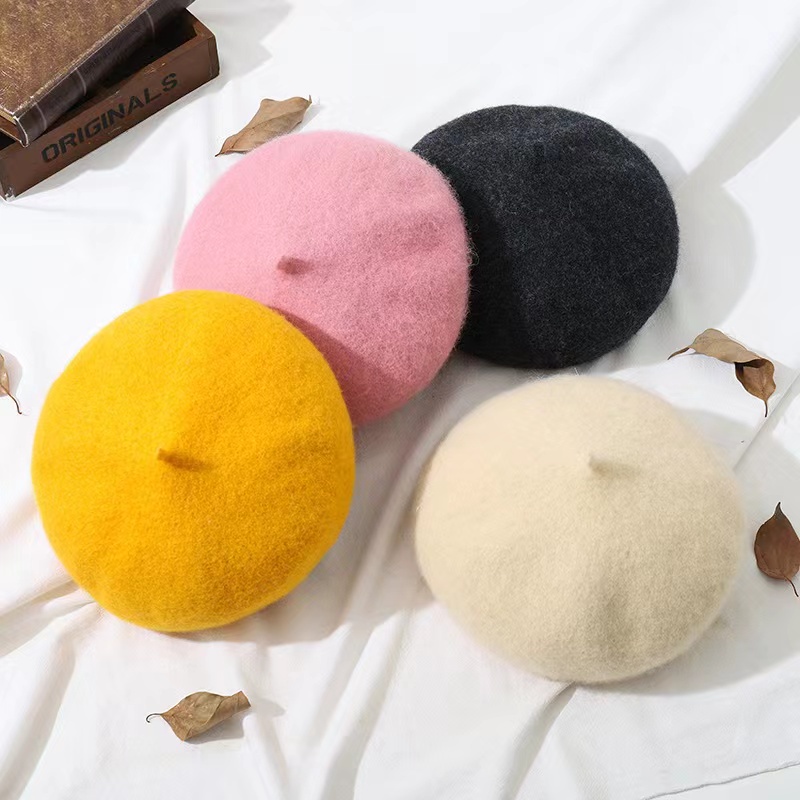 Topi Baret Selebgram Kupluk Beret Hat Topi Fashion Korea WINTER PELUKIS DINGIN