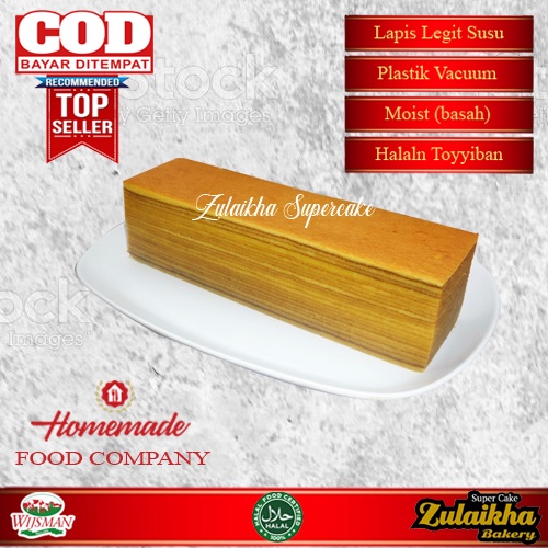 Lapis legit susu khas bangka asli super wisman ukuran 5 x 20 cm