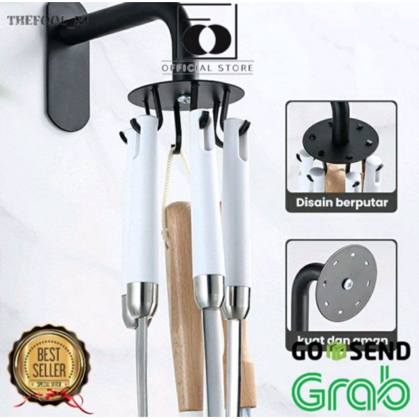 

Promo Kitchen utensil Holder 360 derajat TF Diskon