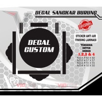 Stiker Decal Sangkar Murai CUSTOM No 1 2 3 4