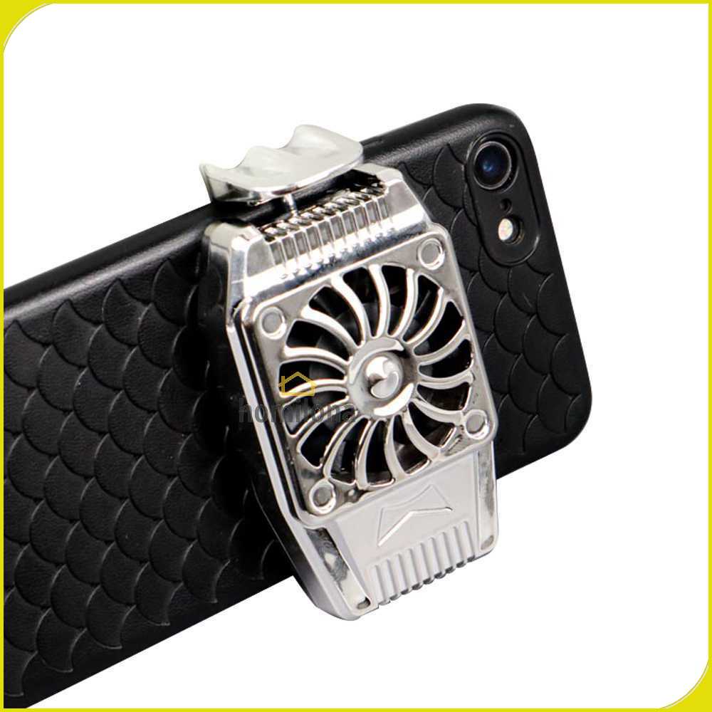 Smartphone Cooling Fan Kipas Pendingin Radiator Heat Sink - TaffGO H-15 - Black Silver