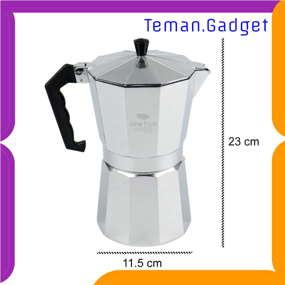 TG - DPR One Two Cups Espresso Coffee Maker Moka Pot Teko Stovetop Filter - JF112