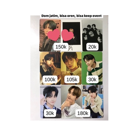 HEESEUNG UMS HAKANAI COKLAT JUNGWON STD COKLAT JAY GARLAND BIRTHDAY PC GRUP D:A NO