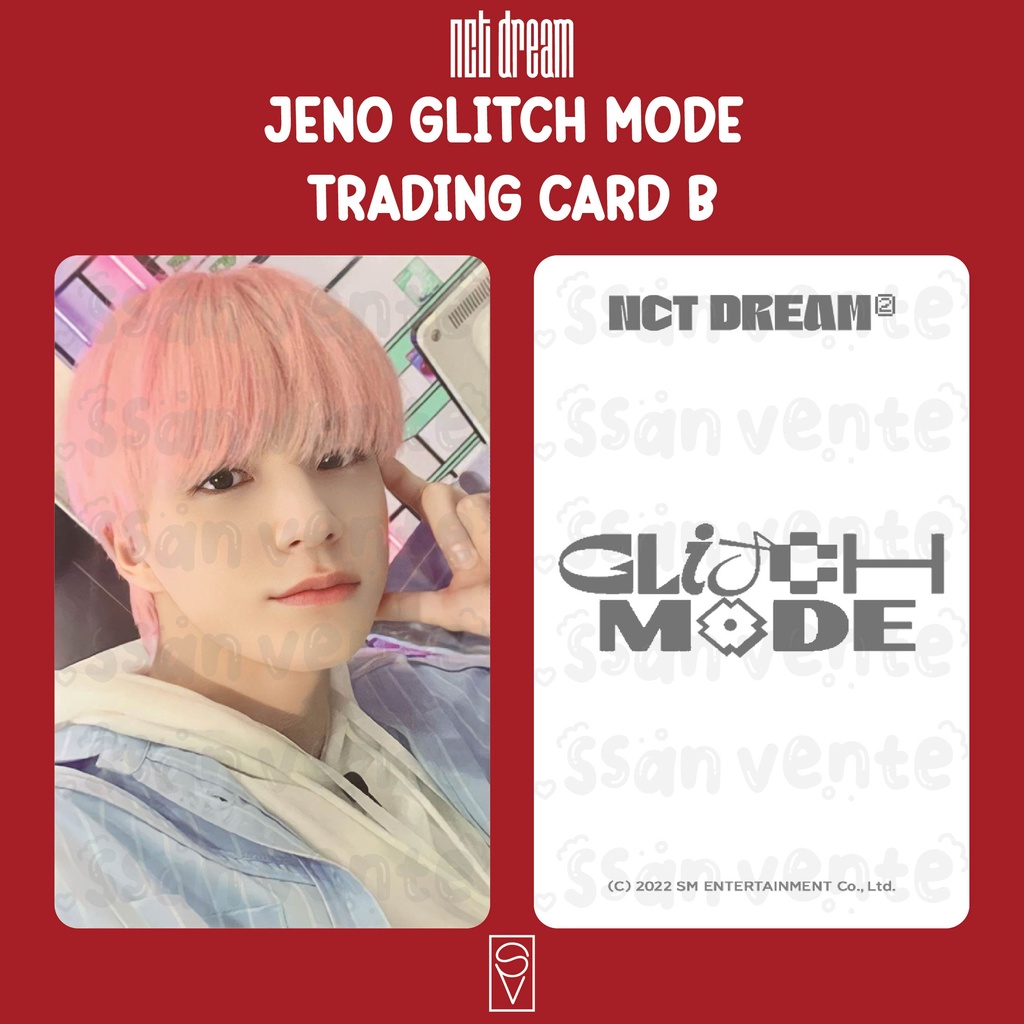 [UNOFFICIAL] JENO GLITCH MODE TRADING CARD B