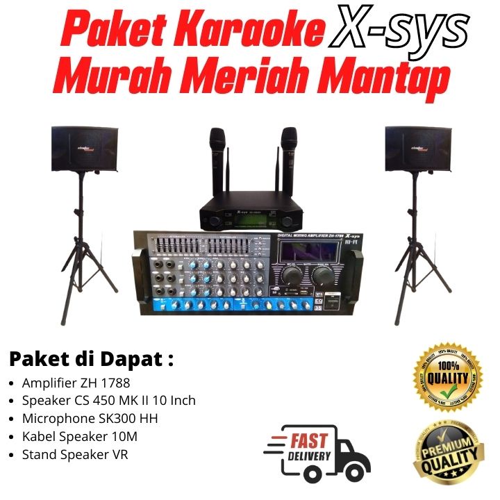 Jual Paket Murah Karaoke Sound System Xsys Karaoke Fullset Original Berkualitas Tinggal Pakai