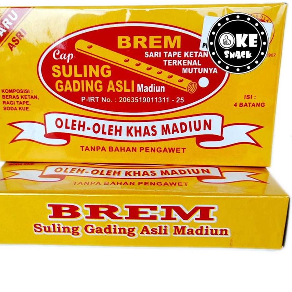 

[PRODUK BDSS8] Brem Cap Suling Madiun 100g 90T