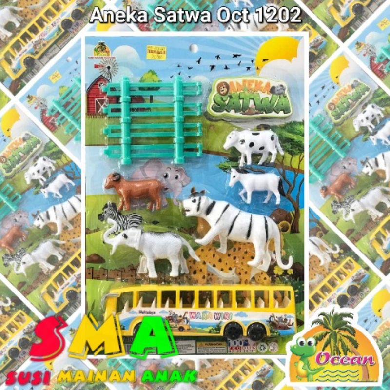 Mainan Kebun Binatang Aneka Satwa