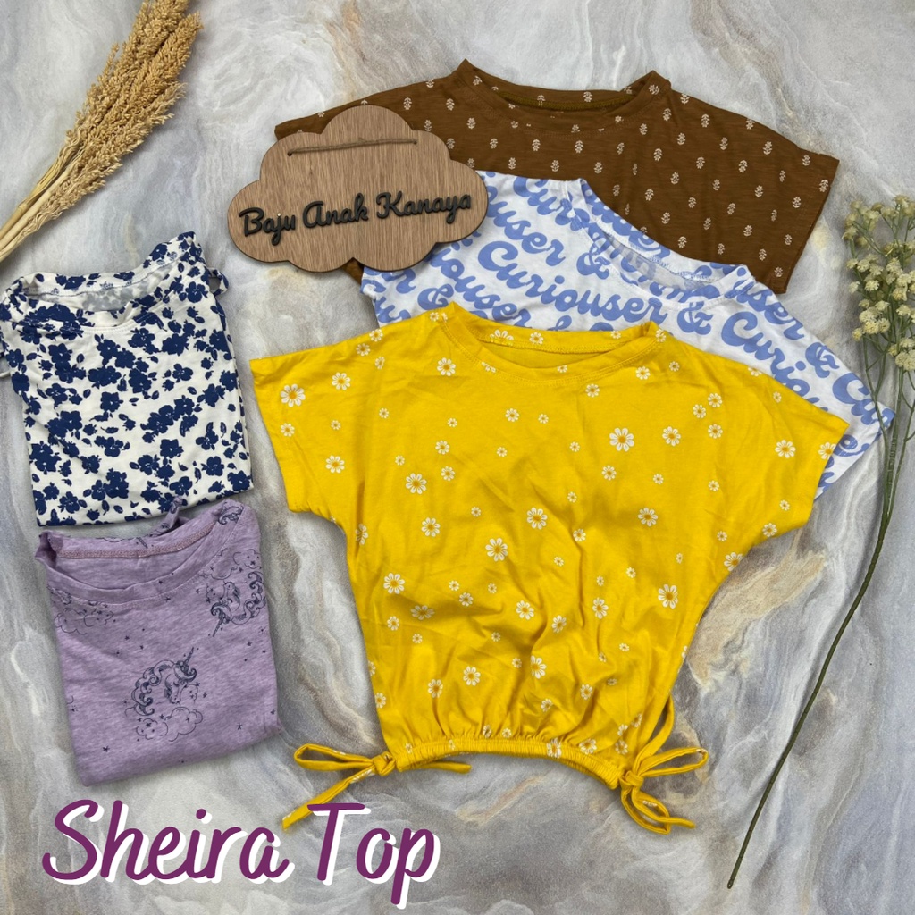 2-4TH BLOUSE ANAK PEREMPUAN SHEIRA TOP ATASAN ANAK PEREMPUAN (ALL SIZE)