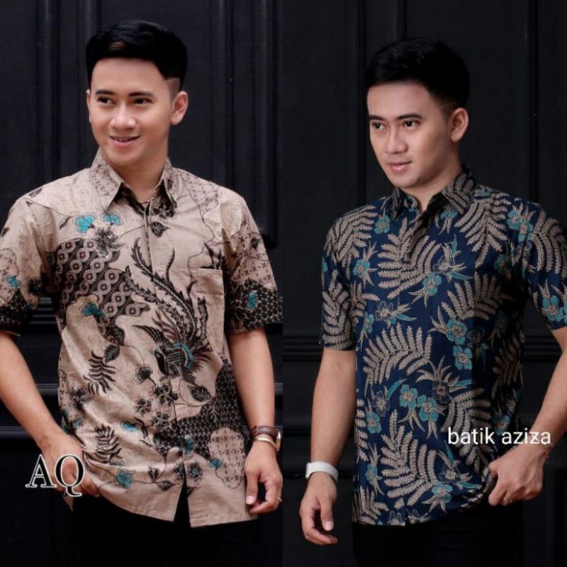 NEW ARRIVAL DISTRO BATIK PRIA BORDIR SOGAN HRB026 BATIKAF NOTOARTO BATIK