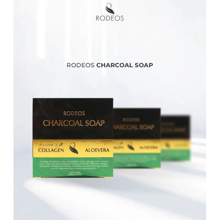 100% original sabun Rodeos charocoal soap