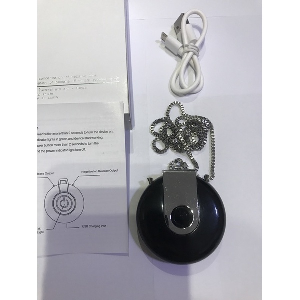 personal air purifier necklace ionizer