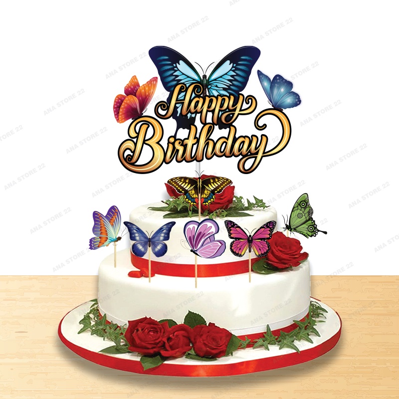 

Topper Kue Karakter Happy Birthday Hiasan Karakter Kue Ulang Tahun