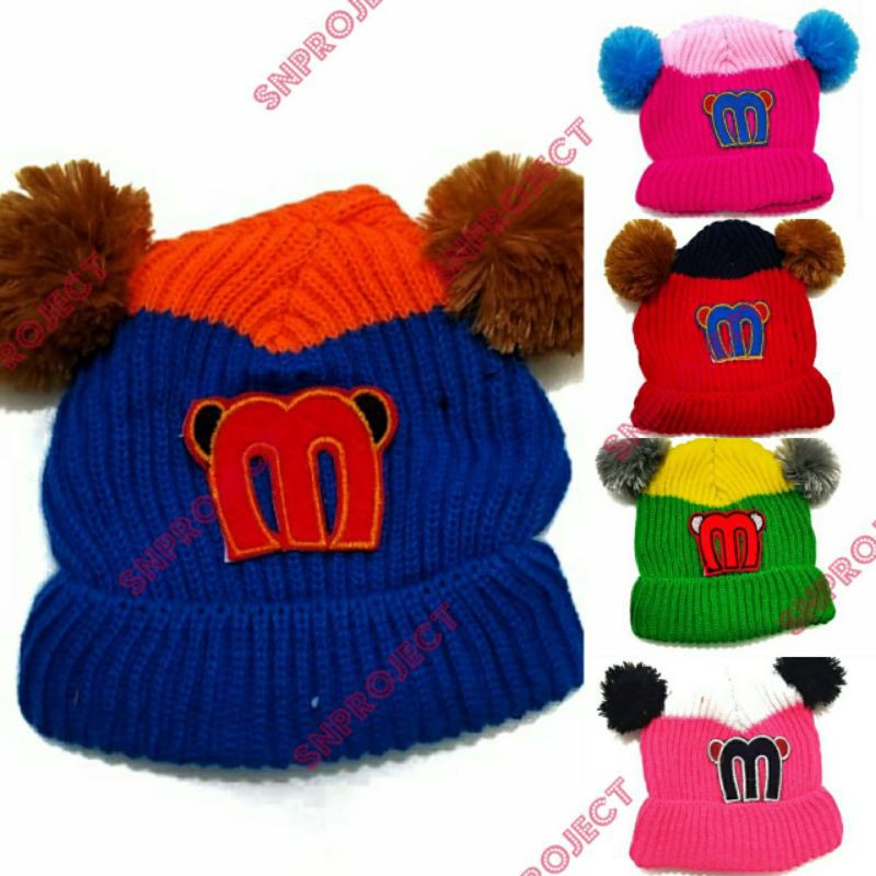topi Kupluk rajut anak Bayi cars superman spiderman avenger Laki Perempuan Usia 6 Bulan - 3 Tahun of