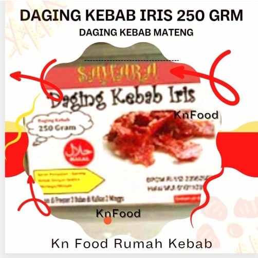 

Daging Iris Mateng Kebab