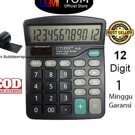 

■■■ Kalkulator CITIZEN 12 Digit - Calculator Check Dual Two 2 Power