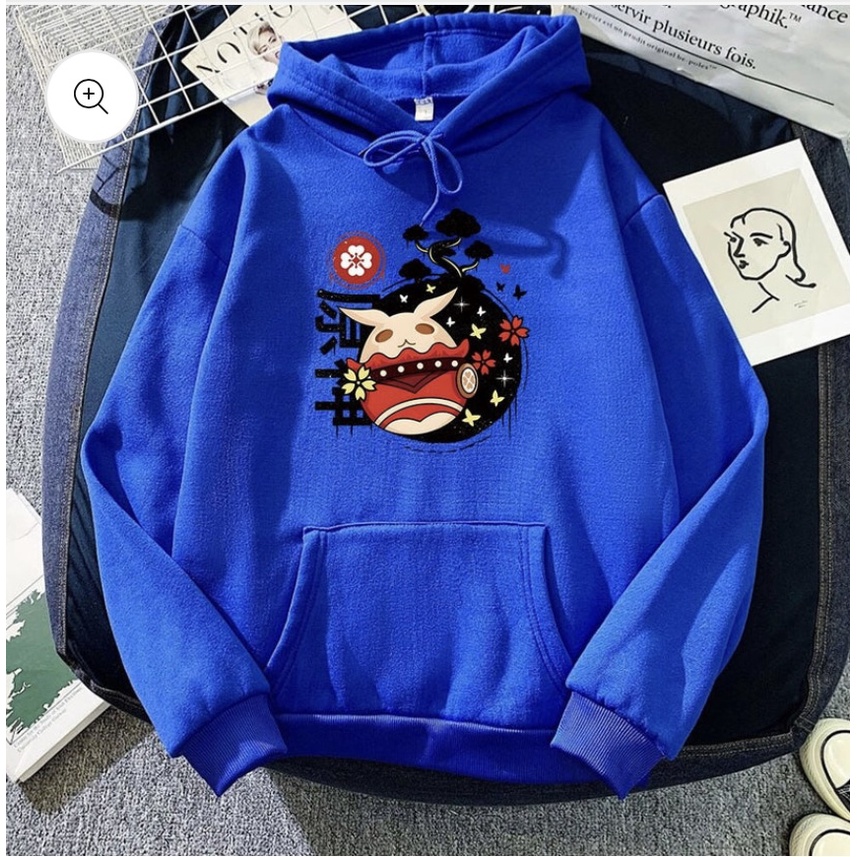 Klee anime Jumper Hoodie II  Sweater Hoodie Trendy II Sweter Oblong Topi Sz M - XL ( Pria &amp; Wanita / Anak &amp; Dewasa )