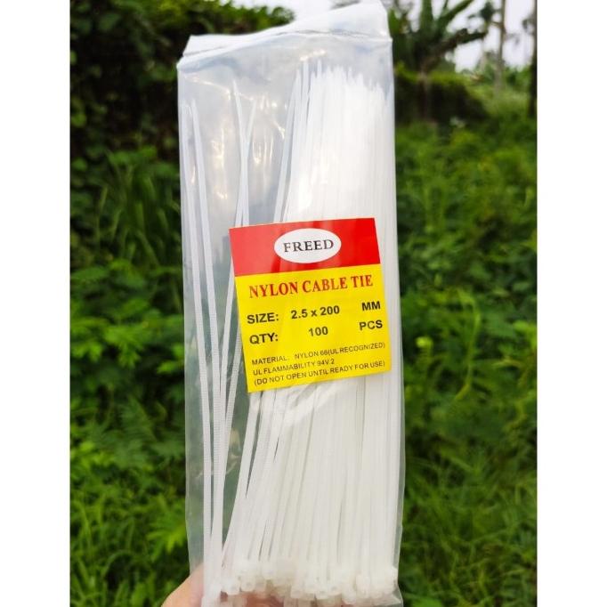 

Kabel Ties Cable Ties Kabel Tis Cable Tie Klip 2.5X200Mm Isi 100Pcs