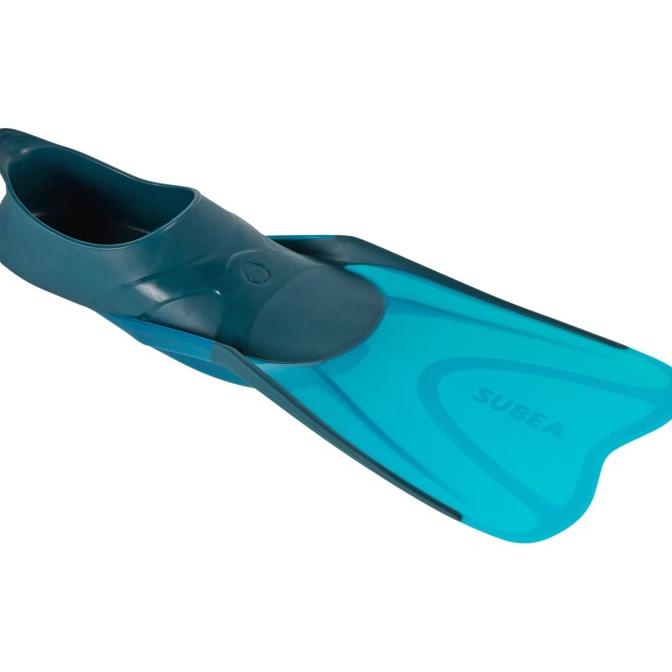 Subea Fins Snorkeling 500 Dewasa Biru Navy Decathlon 8573265