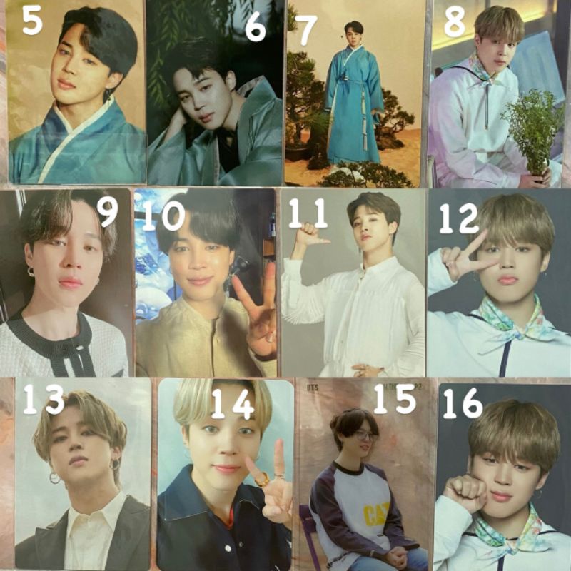 SALE BTS Jimin MPC mini photocard PC dalmajung sowoozoo swz army bomb membership its in the soop sui