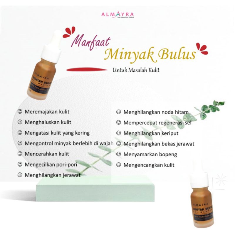 

Minyak bulus Kalimantan almayra ORI 100%