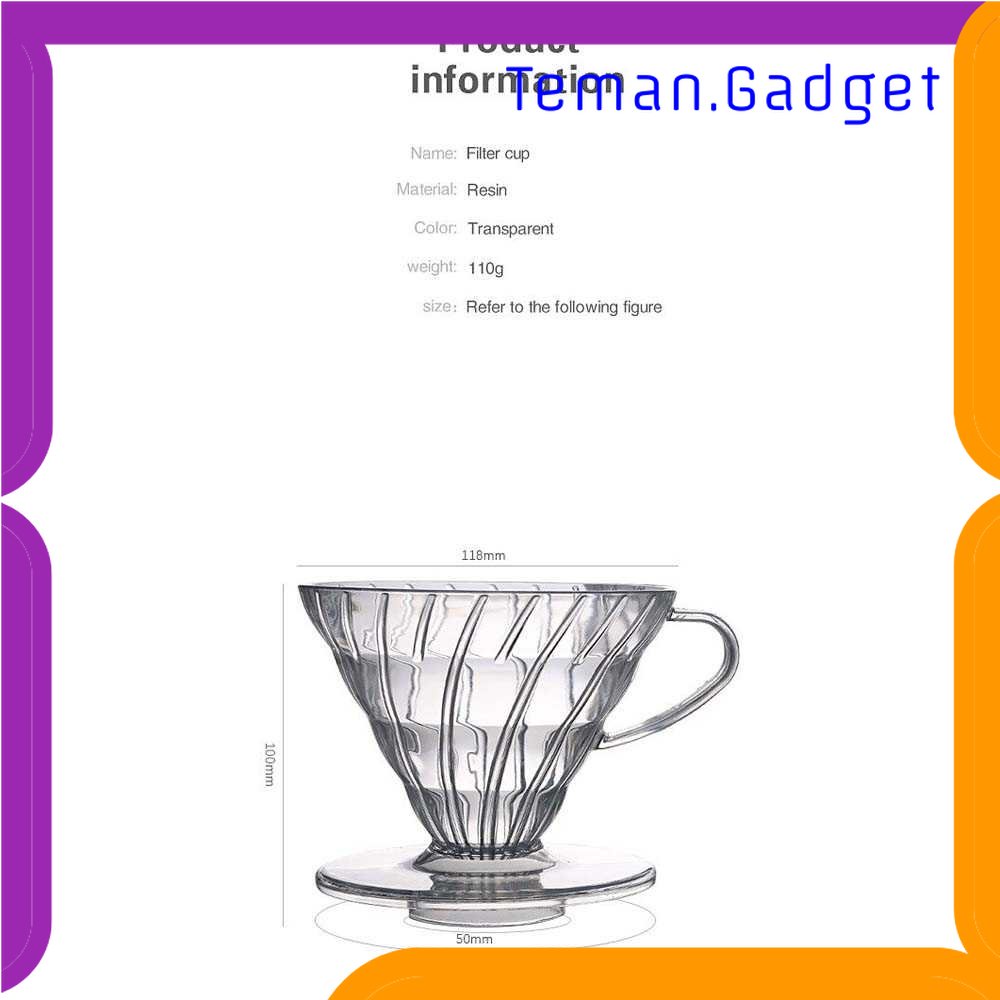 TG - DPR Baristar Filter Penyaring Kopi V60 Cone Coffee Dripper Filter - SE105