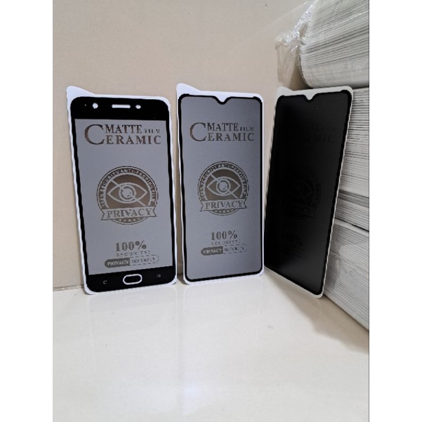 Tg Spy Oppo A57 Oppo A57 4G Tempered Glass Spy Privacy Ceramic Matte Oppo A57 Oppo A57 4G Oppo A57 4G 2022