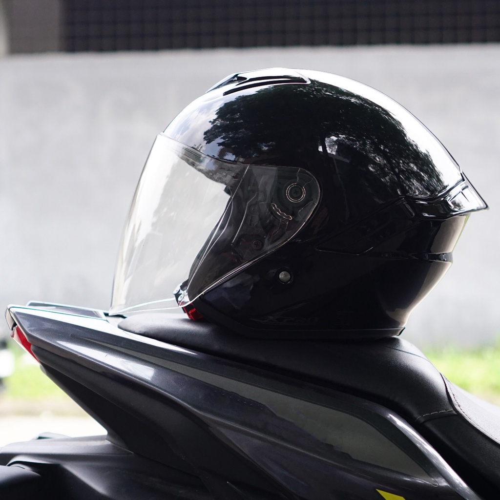 HELM RSIX XPRO POLOS SOLID DEWASA SNI X-PRO TERBARU VISOR BENING