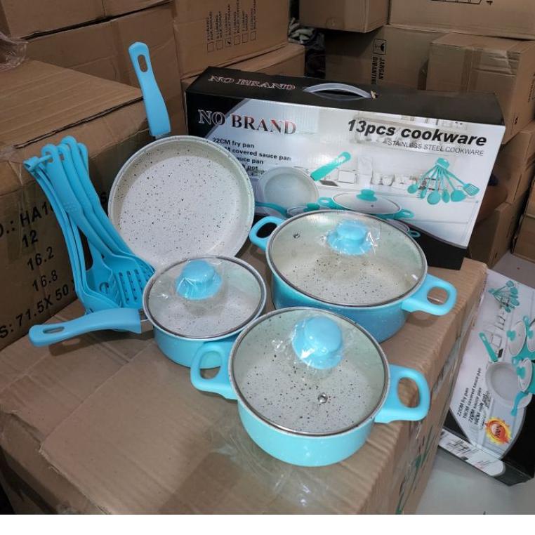 Panci set 13 pc warna / Cookware set Idola 3A8