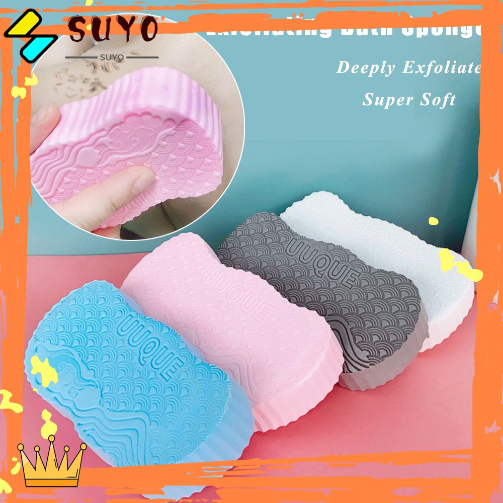 Suyo Exfoliating Spons Mandi Baru Perlengkapan Kamar Mandi Shower Mandi Tubuh Shower Brushes