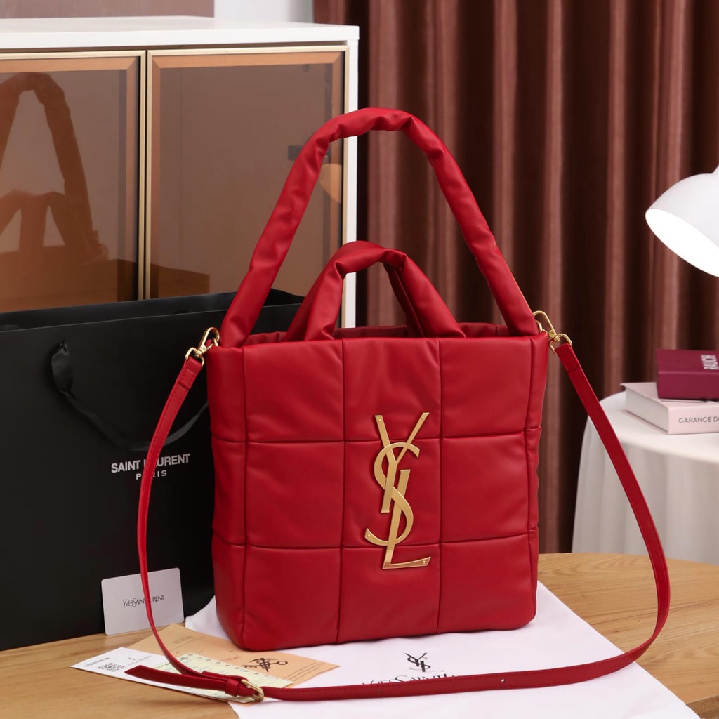 Tas Totebag Bahu Wanita Impor Fashion Tote Bag Shoulder Bag Import YSL 3426 KLT