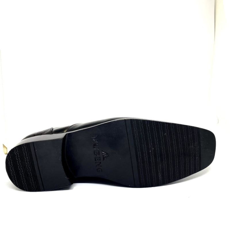 Mubeng Sepatu Formal Slip On Pantofel Pria Kulit Asli