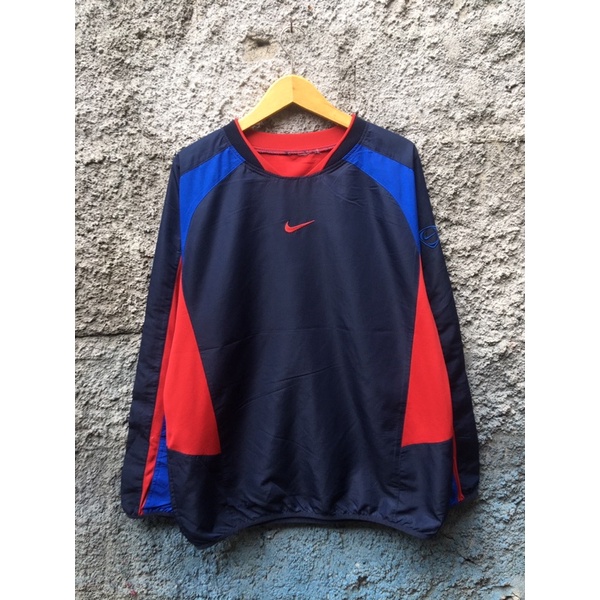 jaket hoodie jersey vintage nike center big swoosh rare second brand thrift