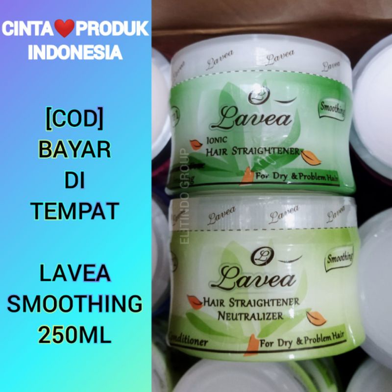 LAVEA[SMOOTHING LAVEA 250 ML]SMOOTHING LAVEA  1SET PELURUSAN RAMBUT LAVEA 1PASANG/OBAT SMOOTHING RAMBUT