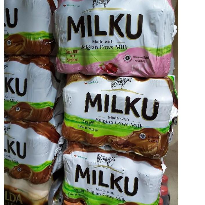 

SALE!!MILKU susu UHT 200ml (12botol)|KD2